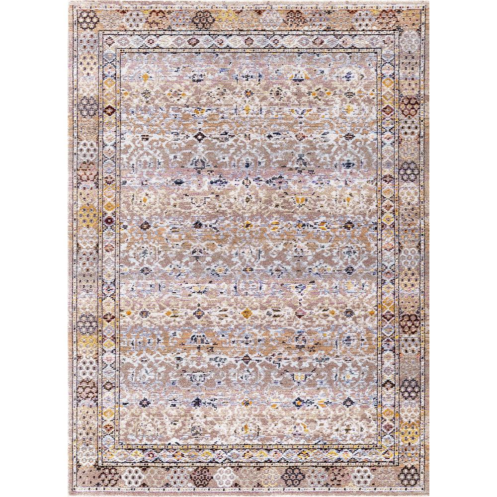 Dynamic Rugs  5341-899 Signature 3 Ft. 11 In. X 5 Ft. 7 In. Rectangle Rug in Light Grey / Multi